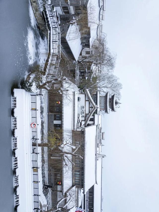冬天，那就把台儿庄古城的雪寄给你！