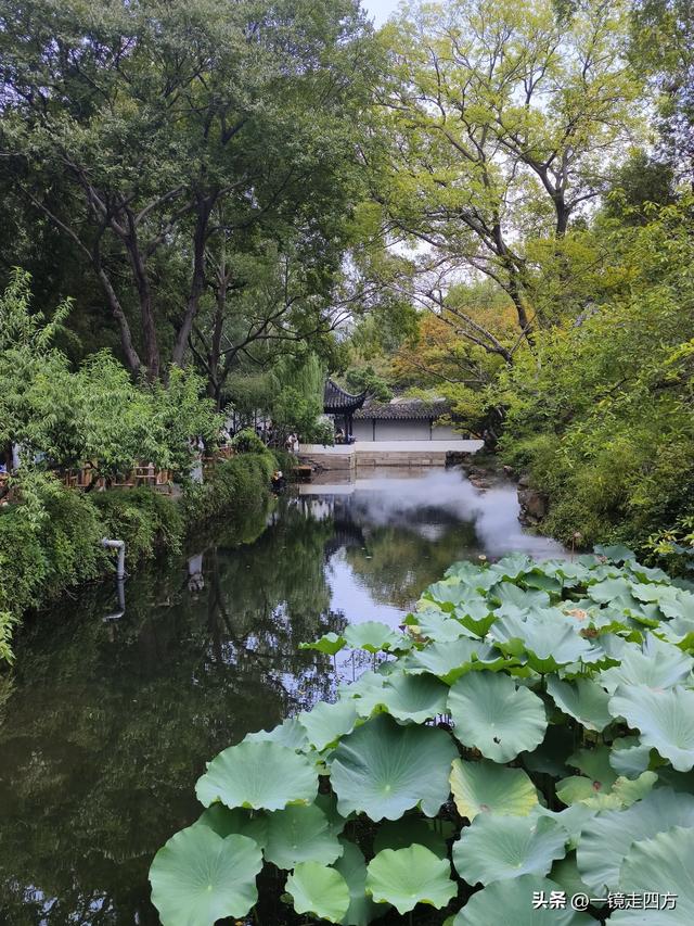 临近国庆，在还很闷热的天气里，游览市内现存最大的园林拙政园