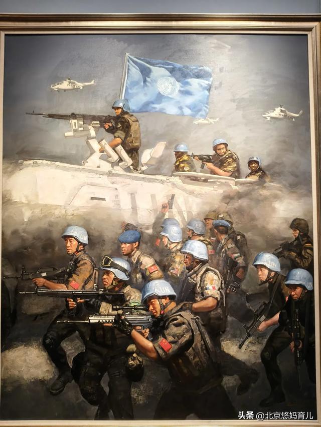带孩子去中国美术馆参观“人民必胜”主题展，爱国主义教育太深刻