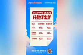 2024年广西高考分数线出炉！图片