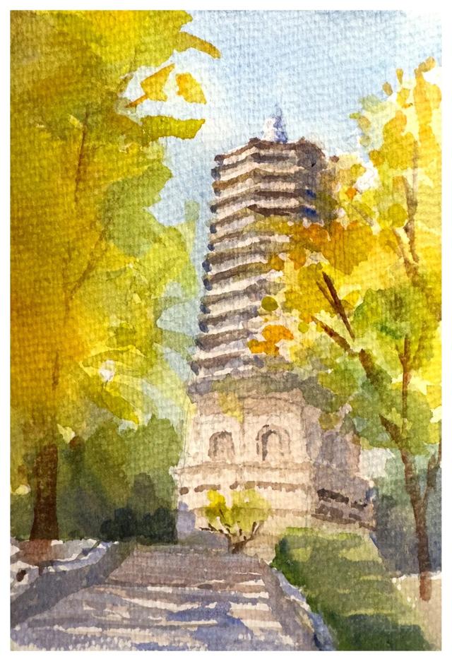 写生日记——251101 北京·玲珑公园