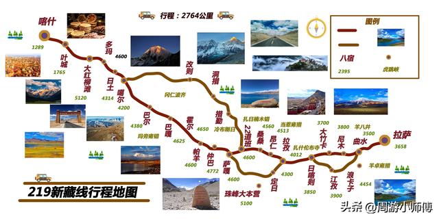 60幅西部旅游路线地图集合旅行者必备参考，带你玩转西部不迷路