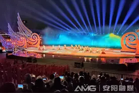 灯初上 景如画丨殷墟“洹河夜游”演出时间调整→图片