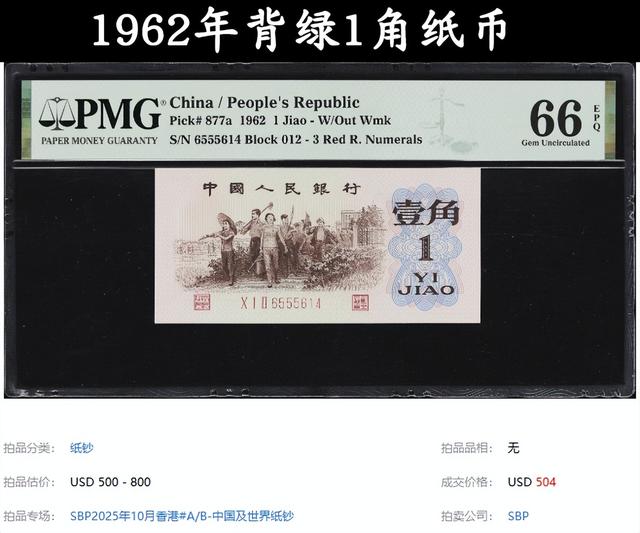 一张6500元，这3种1角纸币	，谁家里面有，千万要留好！