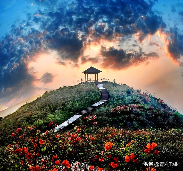 本想追晴天秋色，却在大围山遇雨，意外读懂“暮霭沉沉楚天阔”