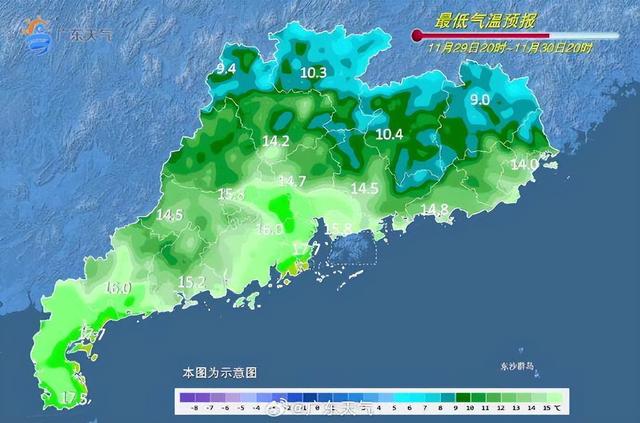 广东今日宜洗晒！落羽杉已换装，秋冬大片等你开机丨温度记