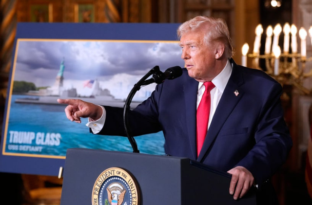 特朗普宣布打造“黄金舰队”，点名让韩国助他一臂之力