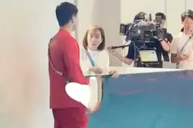 亲手送！马龙、石川佳纯相见视频！张本美和瞪大双眼猛吃瓜！图片