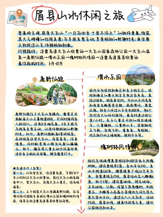 去眉县？按这些精品路线走，玩成“本地人”！