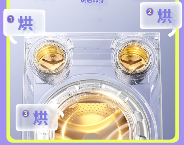 海尔三筒洗衣机大受欢迎后，美的的三筒也来了，3999元激战选谁好