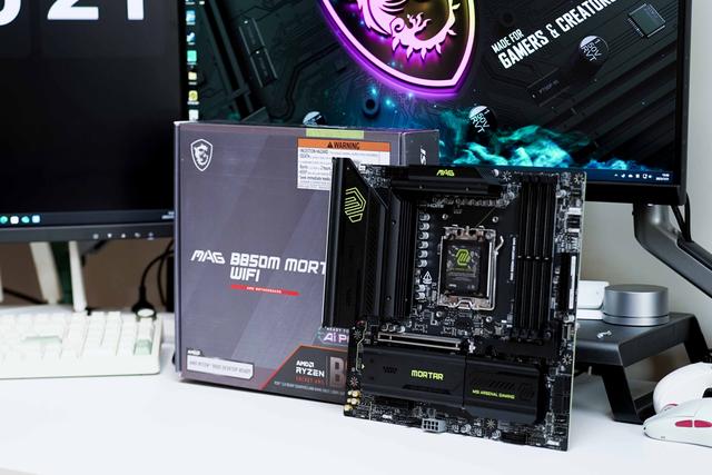 一键降温超频就这么简单丨微星B850M迫击炮WIFI拆解与调试作业