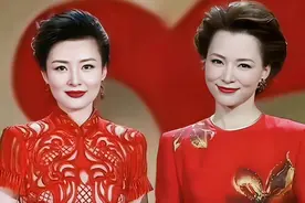 面相全变了！看到56岁周涛和51岁董卿，才明白两人“差别”在哪图片