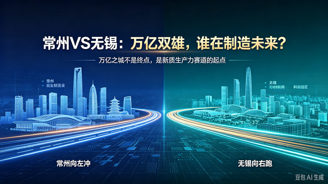常州VS无锡：万亿双雄，谁在制造未来？ - 今日头条
