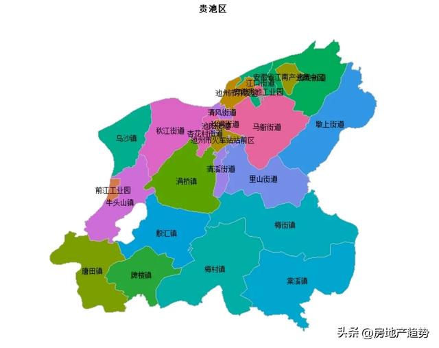 池州市行政区划图