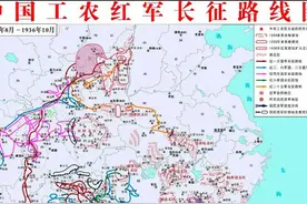 中国红军之红一方面军，红1、3、5、6、7、8、9、10、15军团发展图片