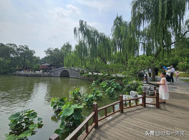 扬州廋西湖的美，美不胜收，游船，凉亭，五孔桥，荷花，垂柳