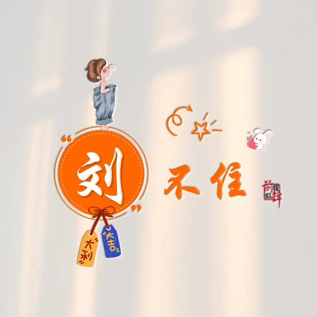 新款谐音梗姓氏头像