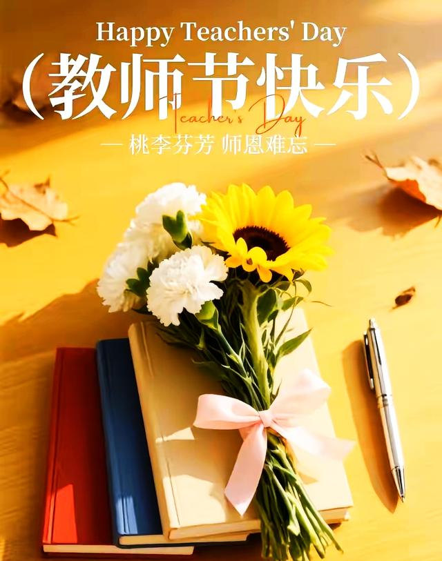 教师节致敬恩师：三尺讲台，揽星辰大海；桃李春风，您似细雨无声