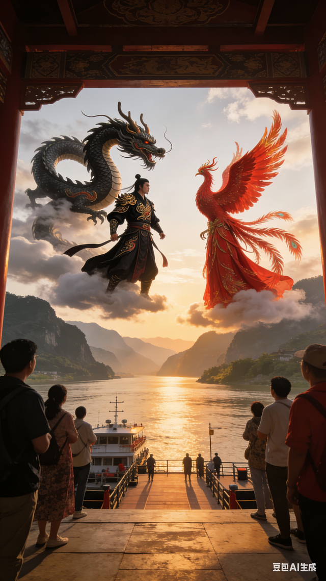 无双道龙赵小荣游记《 一笔祥龙行天下 》（一五0）漓江