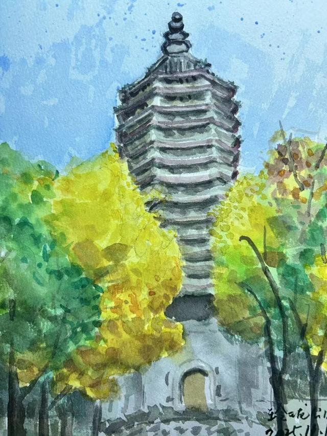 写生日记——251101 北京·玲珑公园