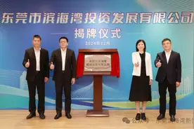 激发国企新活力！东莞市滨海湾投资发展有限公司揭牌成立图片
