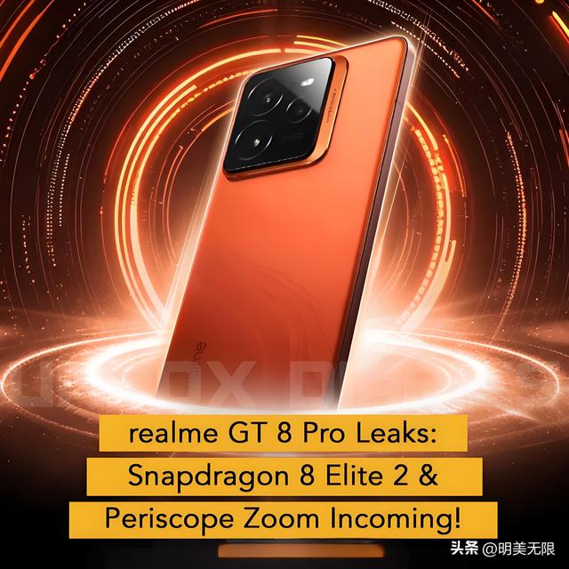 真我GT8 Pro：骁龙8Elite2加持，性能影像全面突破，真我蓄势待发