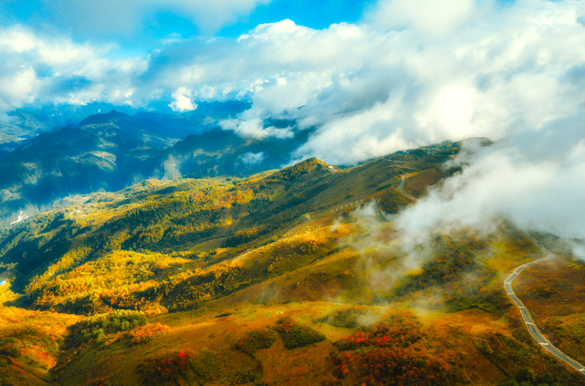 错过等一年！巴山大峡谷秋色刚开场，彩林已美成仙境！