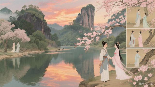 武夷山大王峰与玉女峰的千古绝恋