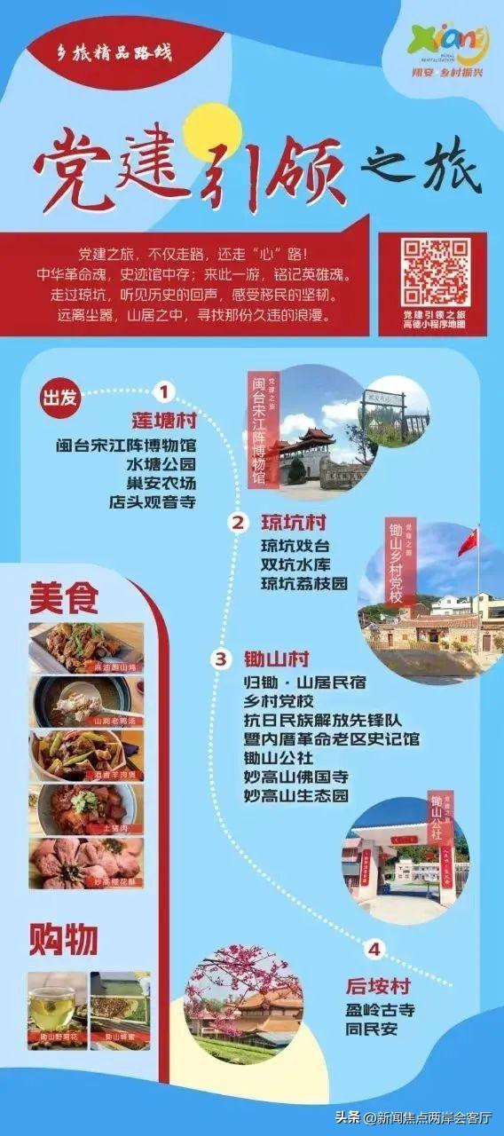 上新！6条旅游线路带您玩转翔安→