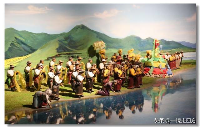 青海省博物馆里的青海非物质文化遗产展