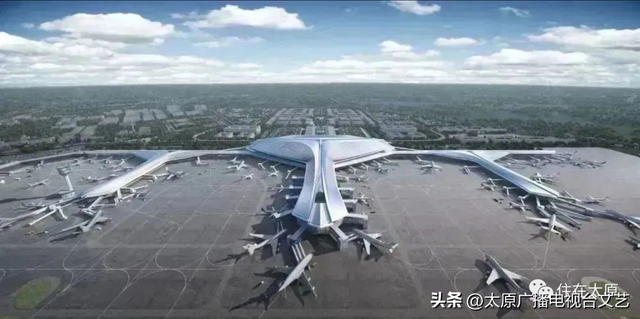 可起降波音747 太原这条新建机场跑道通过验收