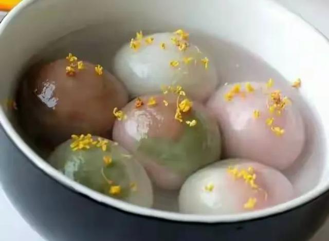 光福的五色汤圆