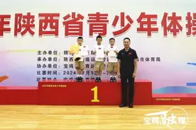 宝鸡小萌娃闪耀全省体操赛场 揽金19枚图片