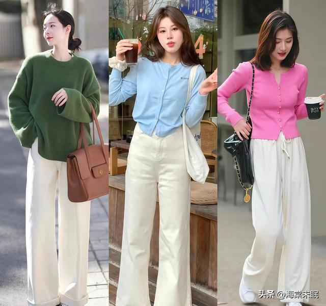 立冬之后，“白裤子”又火了，干净利落又减龄