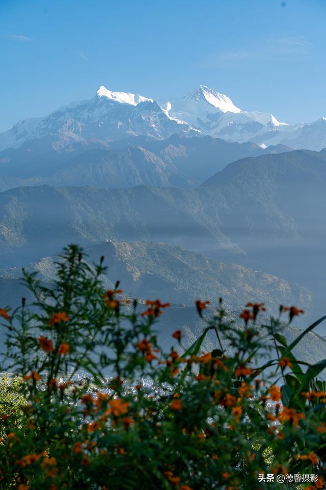 尼泊尔摄影之旅（13）——博克拉观喜马拉雅山日出