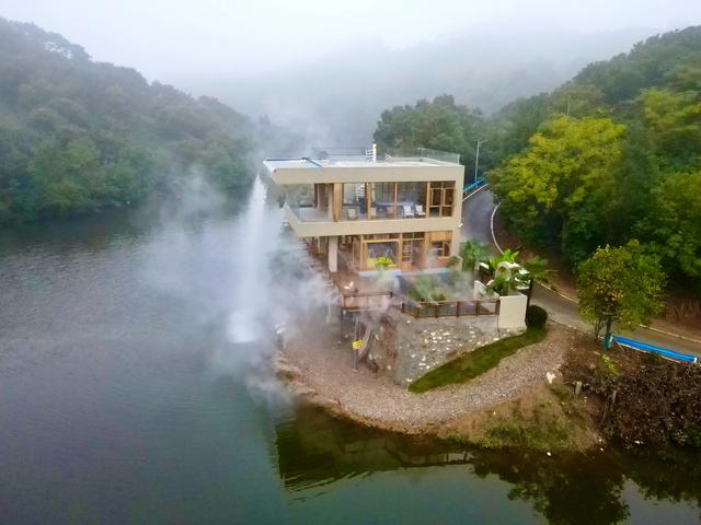 柳林甘冲乡旅旺 瀑布咖啡茗茶香