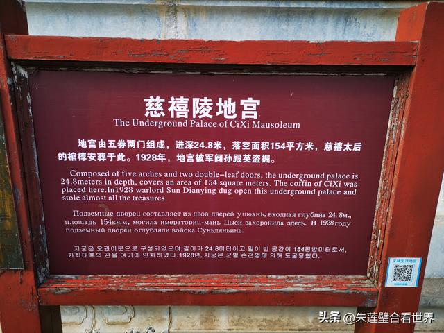 和四位战友参观唐山清东陵