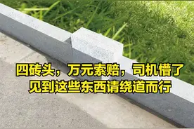 四砖头，万元索赔，司机懵了！才知道这些设施这么贵！图片