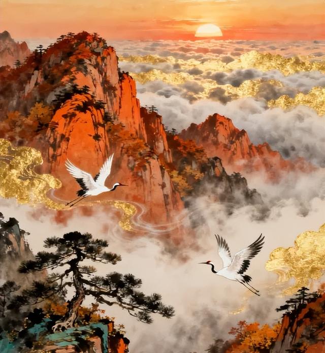 泰山顶上现祥瑞！游客泰山顶偶遇仙鹤盘旋，宛若仙境