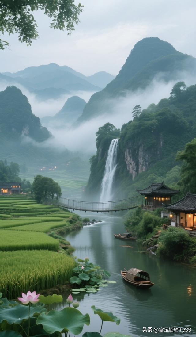 探寻桃源江南：于山水画卷间，梦回悠悠古时！
