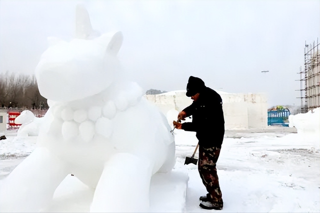 【组图】梦幻冰雪，魔幻世界——佳木斯冰雪大世界开工建设