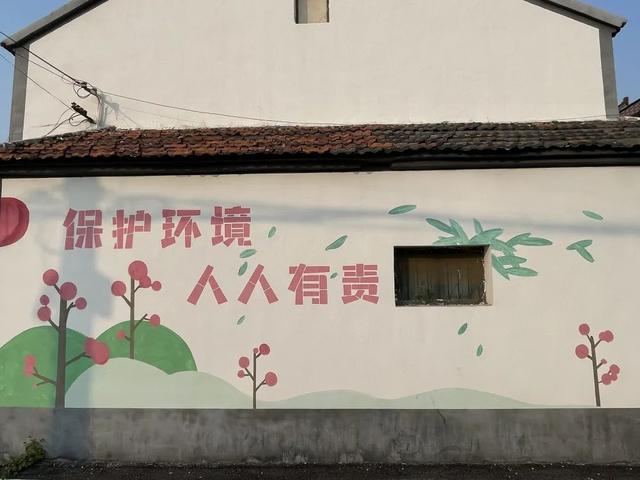 现场实拍界牌镇张家埭村，村景好美
