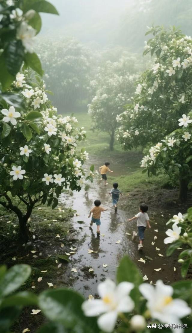 塔山的胡柚林