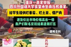 评论区沦陷！商家举报四川外国语大学用烂潘茄、烂土豆、僵尸肉！图片