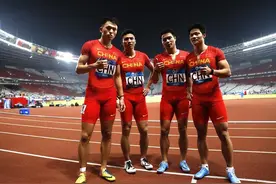 中国接力大胆变阵苏炳添领军冲锋 惊喜战绩夺冠 比亚运摘金时还快图片