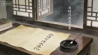 人间万般意难平	，不过是一场场错过