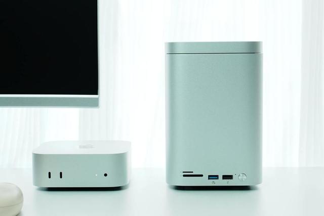 Mac mini最佳拍档！奥睿科MiniTower多功能桌面混合存储设备