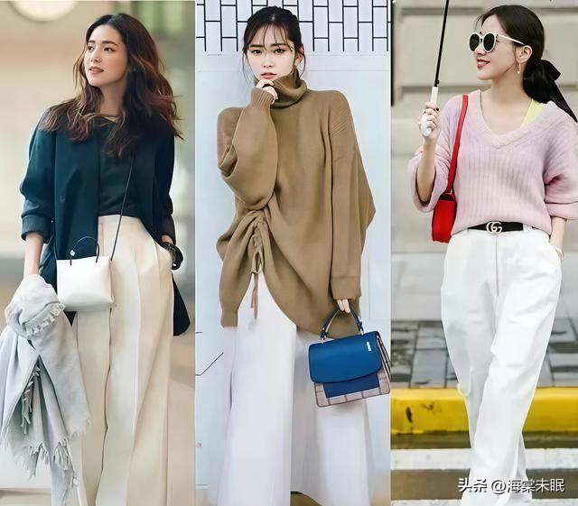 立冬之后，“白裤子”又火了，干净利落又减龄
