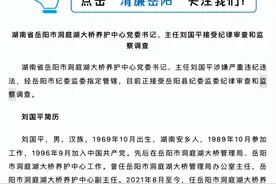 湖南省岳阳市洞庭湖大桥养护中心党委书记、主任刘国平接受审查调查图片