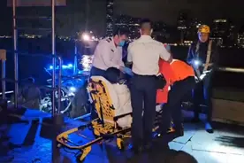 23岁内地女生凌晨香港跳海，被深圳游港大学生救下！图片